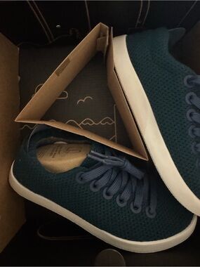 NIB Allbirds Tree Piper Deep Emerald Knit Lace-Up Women's Sneakers SZ 5 EU35